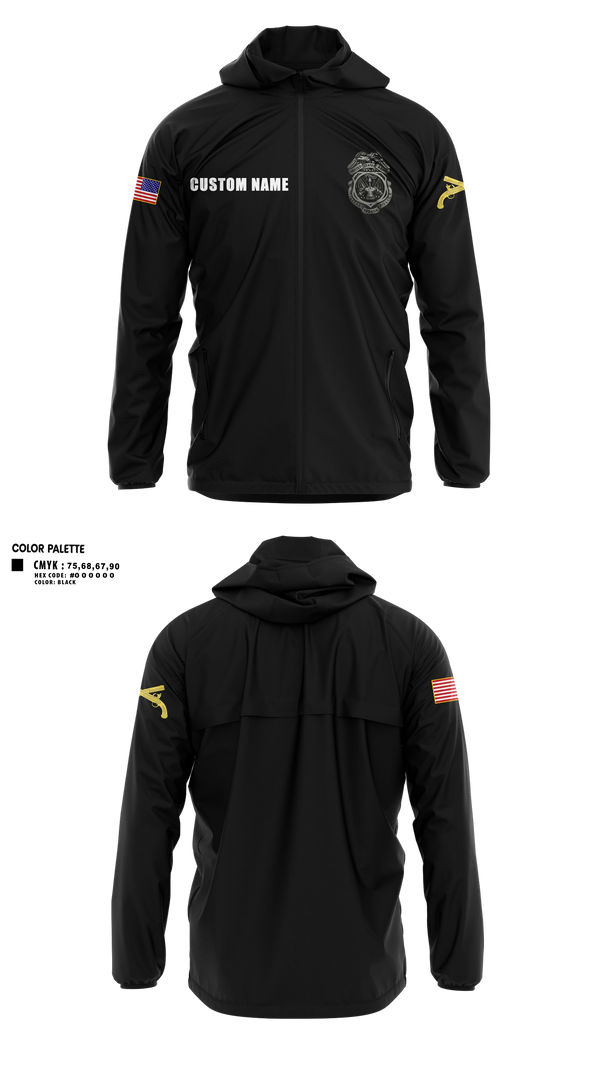 Windbreaker, 13th MDBFort Jackson LEA, Army, Teamtime, Team time, sublimation, custom sports apparel, team uniforms, spirit wear, spiritwear, sports uniforms, custom shirts, team store, custom team store, fundraiser sports, apparel fundraiser