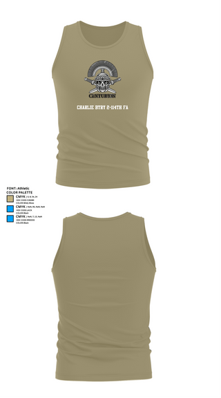 Tank Top, Charlie BTRY 2-114th FA, , Teamtime, Team time, sublimation, custom sports apparel, team uniforms, spirit wear, spiritwear, sports uniforms, custom shirts, team store, custom team store, fundraiser sports, apparel fundraiser