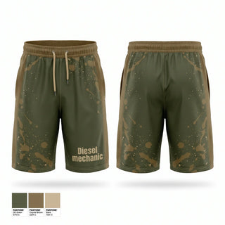 Athletic Shorts With Pockets, Diesel mechanic, Army, Teamtime, Team time, sublimation, custom sports apparel, team uniforms, spirit wear, spiritwear, sports uniforms, custom shirts, team store, custom team store, fundraiser sports, apparel fundraiser