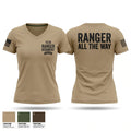 75th ranger regiment 56480452 Women's Short Sleeve V-neck Shirt - 1