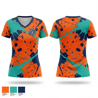 Womens Short Sleeve Vneck Shirt, Rhinos, Baseball, Teamtime, Team time, sublimation, custom sports apparel, team uniforms, spirit wear, spiritwear, sports uniforms, custom shirts, team store, custom team store, fundraiser sports, apparel fundraiser
