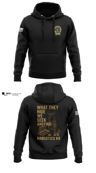 Hoodie, Narcotics K9, , Teamtime, Team time, sublimation, custom sports apparel, team uniforms, spirit wear, spiritwear, sports uniforms, custom shirts, team store, custom team store, fundraiser sports, apparel fundraiser