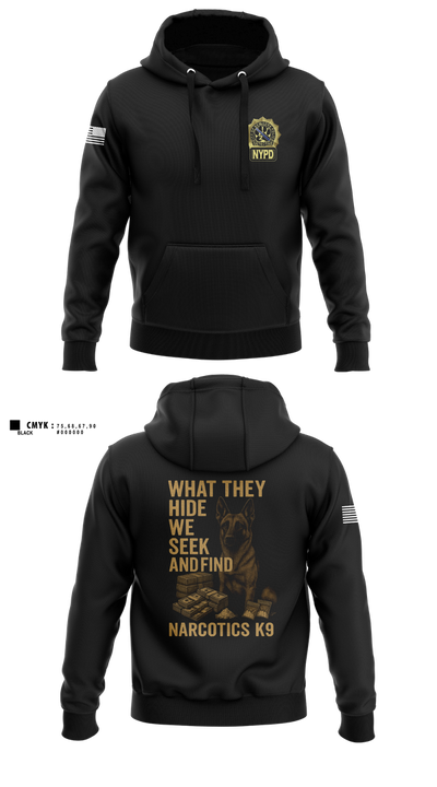 Narcotics K9 63808896 Hoodie - 2