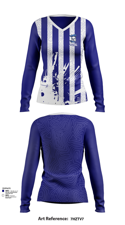 Thales Academy–Rolesville Soccer 3264174 Women's Long Sleeve V-neck Shirt - 41