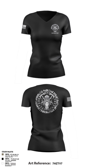 Womens Short Sleeve Vneck Shirt, Denver MRCO, , Teamtime, Team time, sublimation, custom sports apparel, team uniforms, spirit wear, spiritwear, sports uniforms, custom shirts, team store, custom team store, fundraiser sports, apparel fundraiser