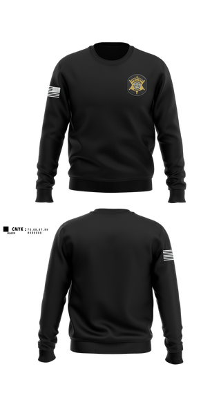 Crew Neck Sweatshirt, Bamberg County Sheriff Department, Police, Teamtime, Team time, sublimation, custom sports apparel, team uniforms, spirit wear, spiritwear, sports uniforms, custom shirts, team store, custom team store, fundraiser sports, apparel fundraiser