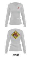 2/6 Fox Company 33227581 Women's Long Sleeve V-neck Shirt - 11