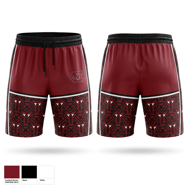 Mens Basketball Shorts, Mid-Carolina High School, Women's Basketball, Teamtime, Team time, sublimation, custom sports apparel, team uniforms, spirit wear, spiritwear, sports uniforms, custom shirts, team store, custom team store, fundraiser sports, apparel fundraiser