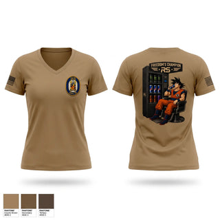 Womens Short Sleeve Vneck Shirt, Uss porter, Navy, Teamtime, Team time, sublimation, custom sports apparel, team uniforms, spirit wear, spiritwear, sports uniforms, custom shirts, team store, custom team store, fundraiser sports, apparel fundraiser