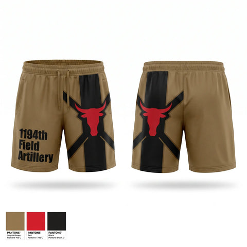Athletic Shorts With Pockets, 1-194th Field Artillery, Army, Teamtime, Team time, sublimation, custom sports apparel, team uniforms, spirit wear, spiritwear, sports uniforms, custom shirts, team store, custom team store, fundraiser sports, apparel fundraiser