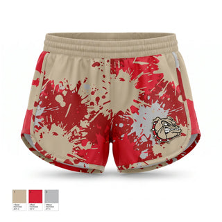 Womens Shorts, Hickman County Bulldogs, , Teamtime, Team time, sublimation, custom sports apparel, team uniforms, spirit wear, spiritwear, sports uniforms, custom shirts, team store, custom team store, fundraiser sports, apparel fundraiser