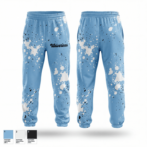 Sweatpants, Wolverines, Baseball, Teamtime, Team time, sublimation, custom sports apparel, team uniforms, spirit wear, spiritwear, sports uniforms, custom shirts, team store, custom team store, fundraiser sports, apparel fundraiser