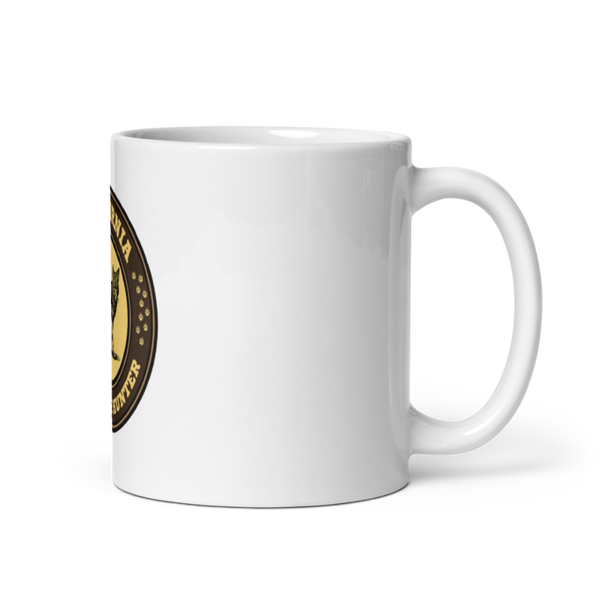 California Predator Hunter 51398092 White Glossy Mug - Medium