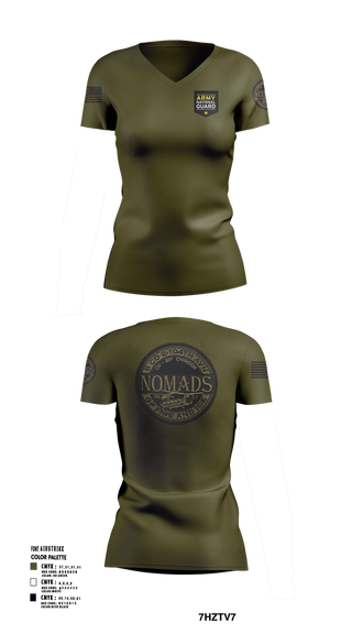 Womens Short Sleeve Vneck Shirt, E CO 169 AVN, National Guard, Teamtime, Team time, sublimation, custom sports apparel, team uniforms, spirit wear, spiritwear, sports uniforms, custom shirts, team store, custom team store, fundraiser sports, apparel fundraiser