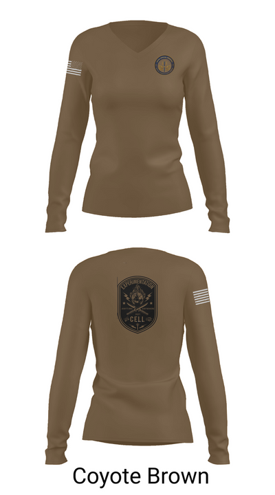 TCC-1 experimentation 62781886 Women's Long Sleeve V-neck Shirt - 16