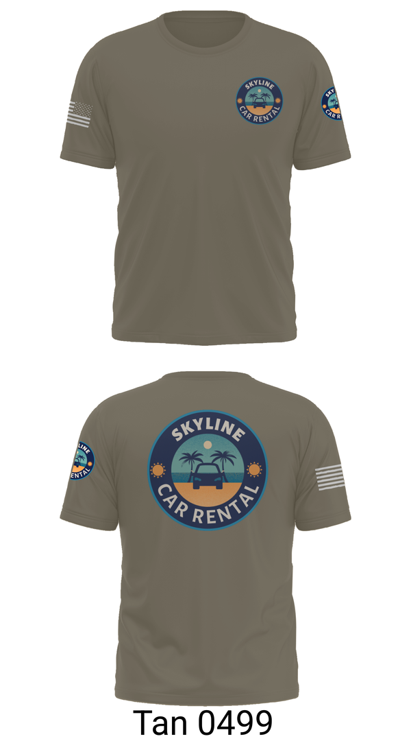 Old School Cotton Feel Shirt, Skyline Car Rental, Men's Basketball, Teamtime, Team time, sublimation, custom sports apparel, team uniforms, spirit wear, spiritwear, sports uniforms, custom shirts, team store, custom team store, fundraiser sports, apparel fundraiser