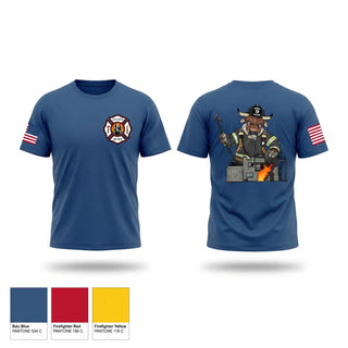 Old School Cotton Feel Shirt, Las positas, Fire Department, Teamtime, Team time, sublimation, custom sports apparel, team uniforms, spirit wear, spiritwear, sports uniforms, custom shirts, team store, custom team store, fundraiser sports, apparel fundraiser