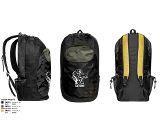 Gear Bag, Gators, Women's Basketball, Teamtime, Team time, sublimation, custom sports apparel, team uniforms, spirit wear, spiritwear, sports uniforms, custom shirts, team store, custom team store, fundraiser sports, apparel fundraiser