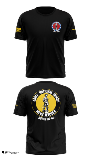 Old School Cotton Feel Shirt, 508th MP Co, National Guard, Teamtime, Team time, sublimation, custom sports apparel, team uniforms, spirit wear, spiritwear, sports uniforms, custom shirts, team store, custom team store, fundraiser sports, apparel fundraiser