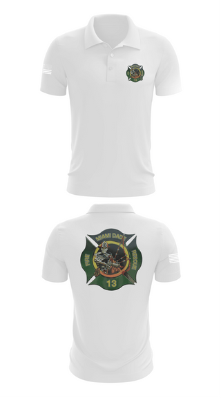 Short Sleeve Performance Polo, Miami Dade Fire Rescue, Fire Department, Teamtime, Team time, sublimation, custom sports apparel, team uniforms, spirit wear, spiritwear, sports uniforms, custom shirts, team store, custom team store, fundraiser sports, apparel fundraiser