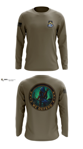 Long Sleeve Performance Shirt, 24TH MDSB, Army, Teamtime, Team time, sublimation, custom sports apparel, team uniforms, spirit wear, spiritwear, sports uniforms, custom shirts, team store, custom team store, fundraiser sports, apparel fundraiser
