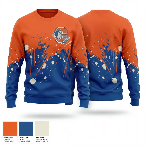 Crew Neck Sweatshirt, Chester Academy Track & Field, Track & Field, Teamtime, Team time, sublimation, custom sports apparel, team uniforms, spirit wear, spiritwear, sports uniforms, custom shirts, team store, custom team store, fundraiser sports, apparel fundraiser