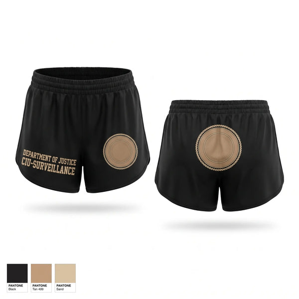 Womens Shorts, DEPARTMENT OF JUSTICE, , Teamtime, Team time, sublimation, custom sports apparel, team uniforms, spirit wear, spiritwear, sports uniforms, custom shirts, team store, custom team store, fundraiser sports, apparel fundraiser