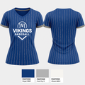 Vikings 43104804 Women's Short Sleeve V-neck Shirt - 1