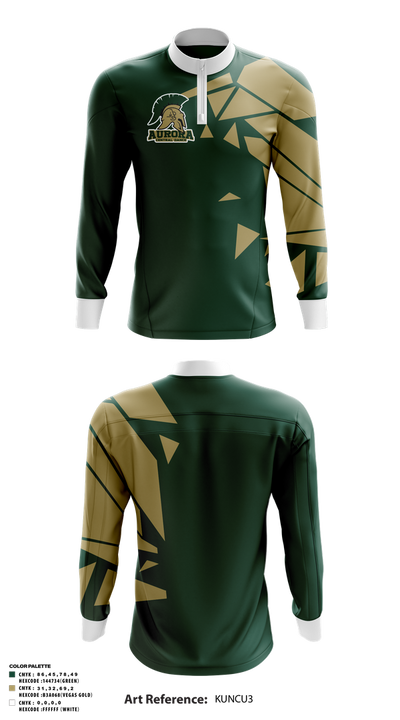 Aurora Central High School Dance 42464760 Quarter Zip Jacket - 1