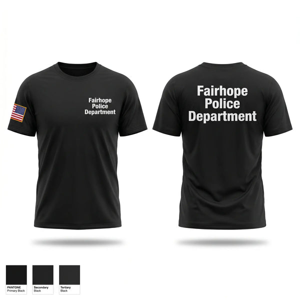 Old School Cotton Feel Shirt, Fairhope Police Department, Police, Teamtime, Team time, sublimation, custom sports apparel, team uniforms, spirit wear, spiritwear, sports uniforms, custom shirts, team store, custom team store, fundraiser sports, apparel fundraiser