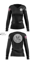 Hawai’i Department of Law Enforcement- Sheriff Division 58453737 Women's Long Sleeve V-neck Shirt - 21