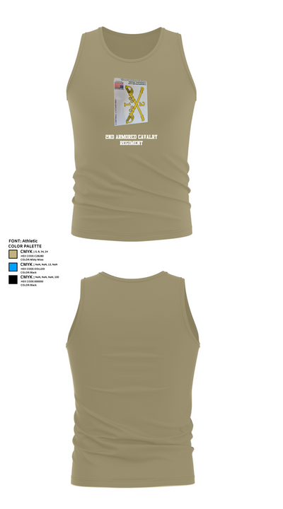 2nd Armored Cavalry Regiment 7857007 Tank Top - 99