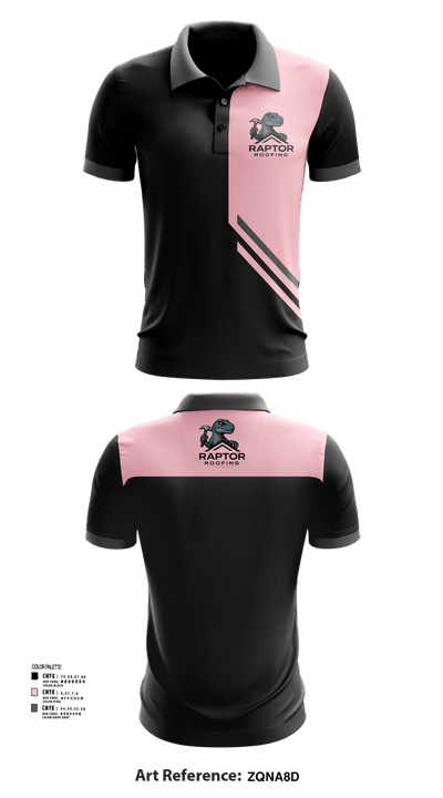 Raptor Roofing 26077645 Short Sleeve Performance Polo - 41