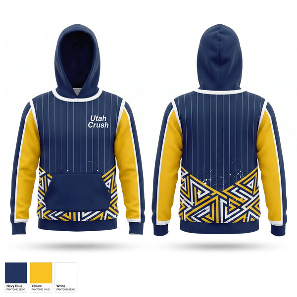 Hoodie, Utah Crush, Baseball, Teamtime, Team time, sublimation, custom sports apparel, team uniforms, spirit wear, spiritwear, sports uniforms, custom shirts, team store, custom team store, fundraiser sports, apparel fundraiser