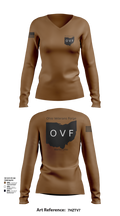 ohio veterans forge 5039387 Women's Long Sleeve V-neck Shirt - 52