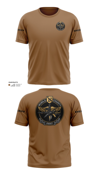 Old School Cotton Feel Shirt, MOBILE COUNTY SWAT, Police, Teamtime, Team time, sublimation, custom sports apparel, team uniforms, spirit wear, spiritwear, sports uniforms, custom shirts, team store, custom team store, fundraiser sports, apparel fundraiser