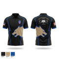 11th airborne, 1-5 IN Bobcats 86117947 Short Sleeve Performance Polo - 1
