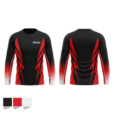 Braves Long Sleeve Performance Shirt - 1