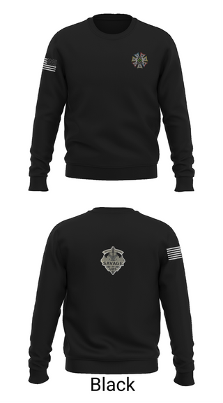 Crew Neck Sweatshirt, 4-10 CAV 3 ABCT 4 ID, , Teamtime, Team time, sublimation, custom sports apparel, team uniforms, spirit wear, spiritwear, sports uniforms, custom shirts, team store, custom team store, fundraiser sports, apparel fundraiser