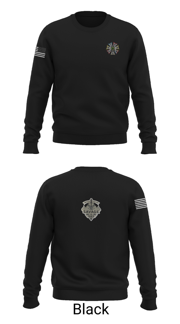 Crew Neck Sweatshirt, 4-10 CAV 3 ABCT 4 ID, , Teamtime, Team time, sublimation, custom sports apparel, team uniforms, spirit wear, spiritwear, sports uniforms, custom shirts, team store, custom team store, fundraiser sports, apparel fundraiser