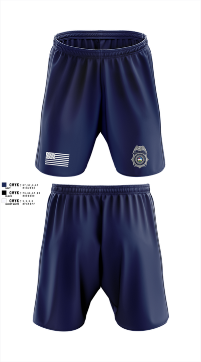 Colorado Springs Police Department 84978371 Athletic Shorts With Pockets - 102