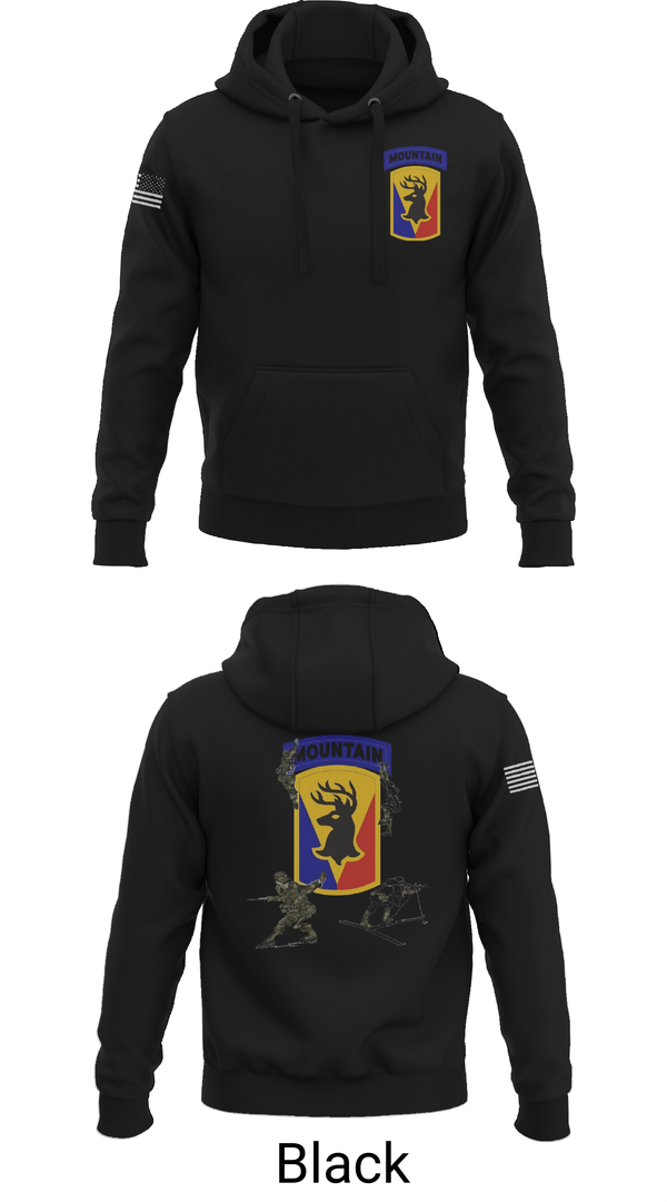 Hoodie, 86th IBCT, Army, Teamtime, Team time, sublimation, custom sports apparel, team uniforms, spirit wear, spiritwear, sports uniforms, custom shirts, team store, custom team store, fundraiser sports, apparel fundraiser