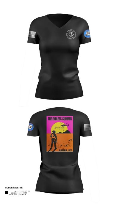 A co 2-4GSAB 63049430 Women's Short Sleeve V-neck Shirt - 21