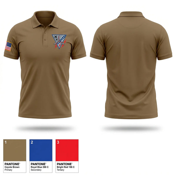 Short Sleeve Performance Polo, Smokey Hill Composite Squadron, Air Force, Teamtime, Team time, sublimation, custom sports apparel, team uniforms, spirit wear, spiritwear, sports uniforms, custom shirts, team store, custom team store, fundraiser sports, apparel fundraiser