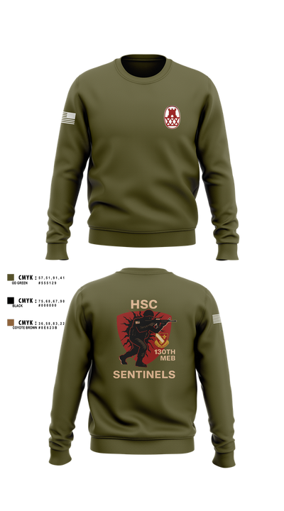 HSC 130th MEB 16353532 Crew Neck Sweatshirt - 2