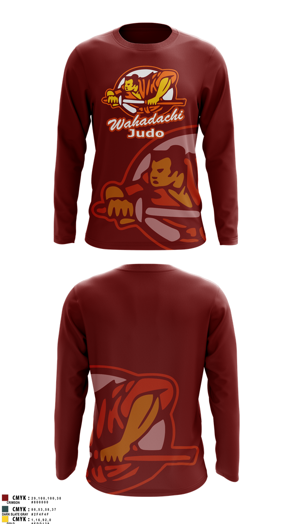 Long Sleeve Rash Guard Shirt, Wahadachi Judo, , Teamtime, Team time, sublimation, custom sports apparel, team uniforms, spirit wear, spiritwear, sports uniforms, custom shirts, team store, custom team store, fundraiser sports, apparel fundraiser