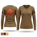 Mathiston fire and rescue Women's Long Sleeve V-neck Shirt - 1