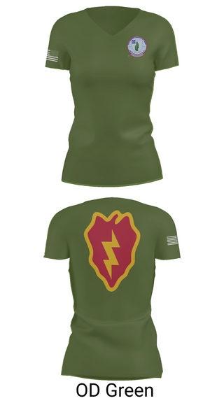 Womens Short Sleeve Vneck Shirt, 2-35 Infantry Batallion, , Teamtime, Team time, sublimation, custom sports apparel, team uniforms, spirit wear, spiritwear, sports uniforms, custom shirts, team store, custom team store, fundraiser sports, apparel fundraiser
