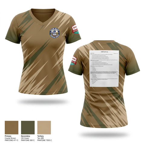 Womens Short Sleeve Vneck Shirt, Mon-Dak Training Group, , Teamtime, Team time, sublimation, custom sports apparel, team uniforms, spirit wear, spiritwear, sports uniforms, custom shirts, team store, custom team store, fundraiser sports, apparel fundraiser