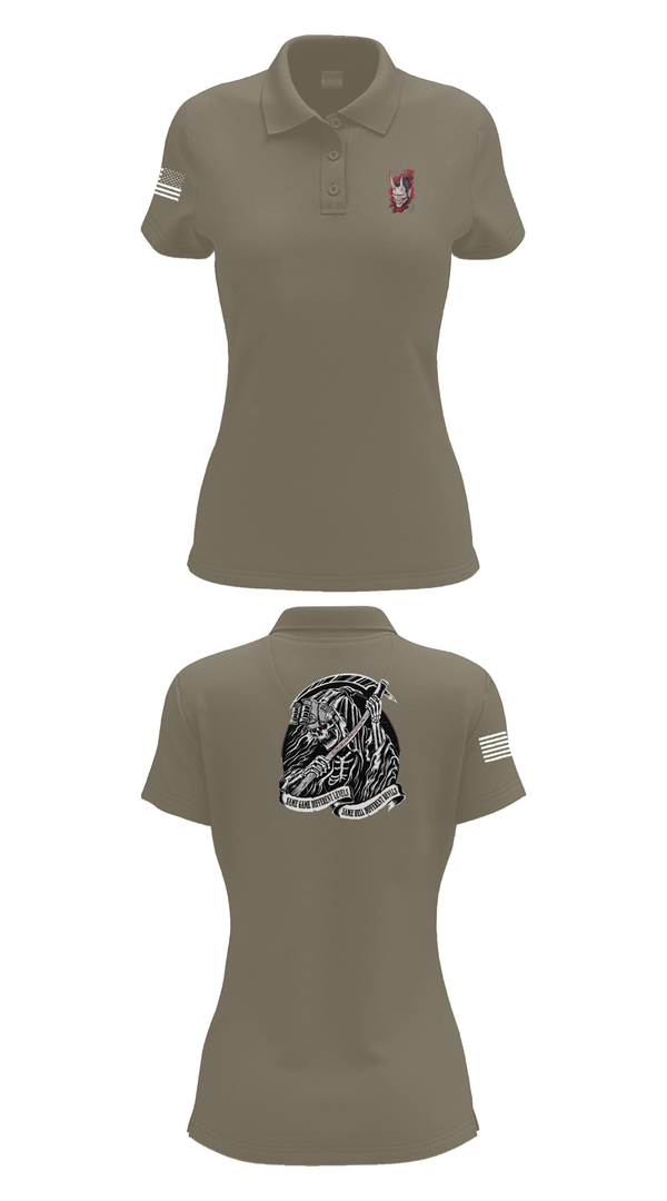 Womens Short Sleeve Performance Polo, , Army, Teamtime, Team time, sublimation, custom sports apparel, team uniforms, spirit wear, spiritwear, sports uniforms, custom shirts, team store, custom team store, fundraiser sports, apparel fundraiser
